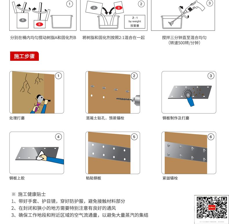 包钢向阳粘钢加固施工过程